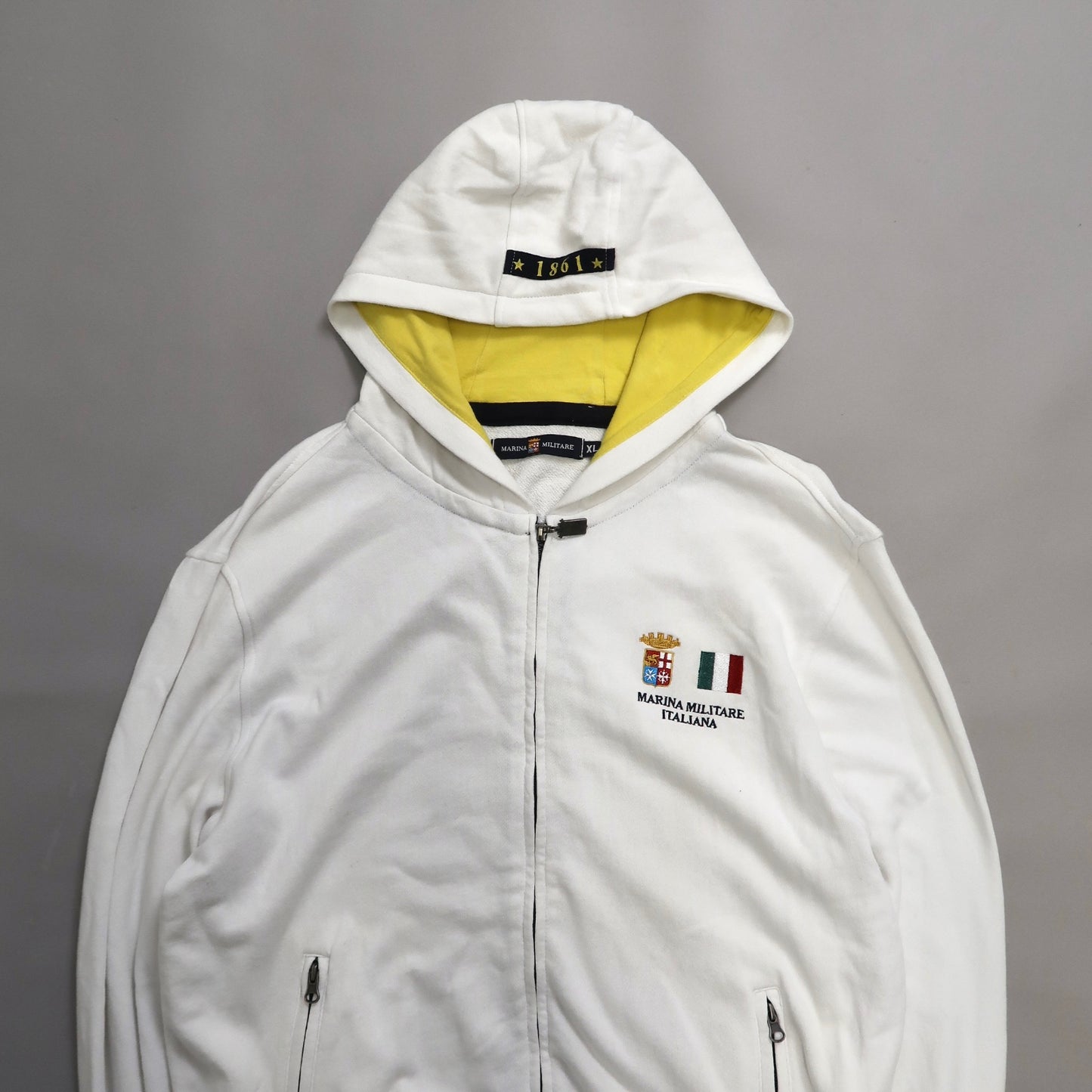 Marina Militare zip up hoodie