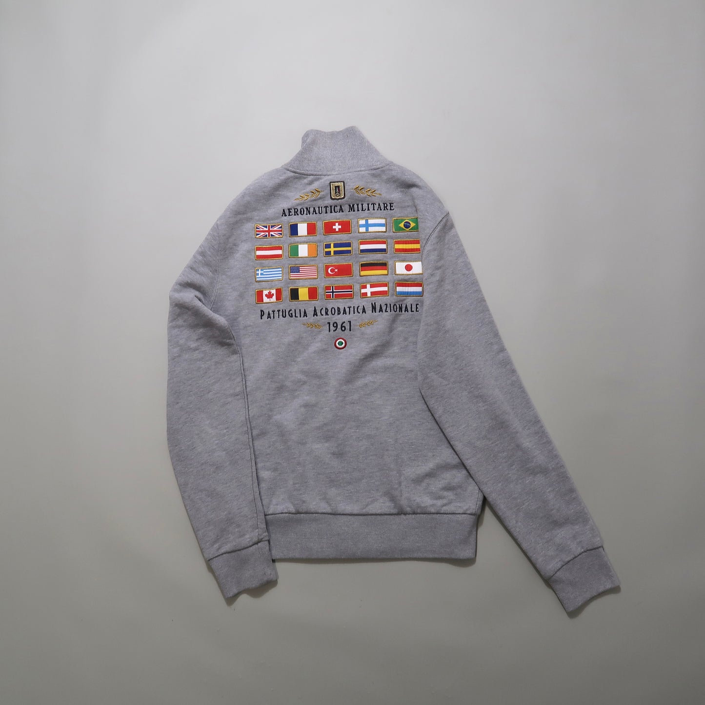 Aeronautica Militare zip up sweater