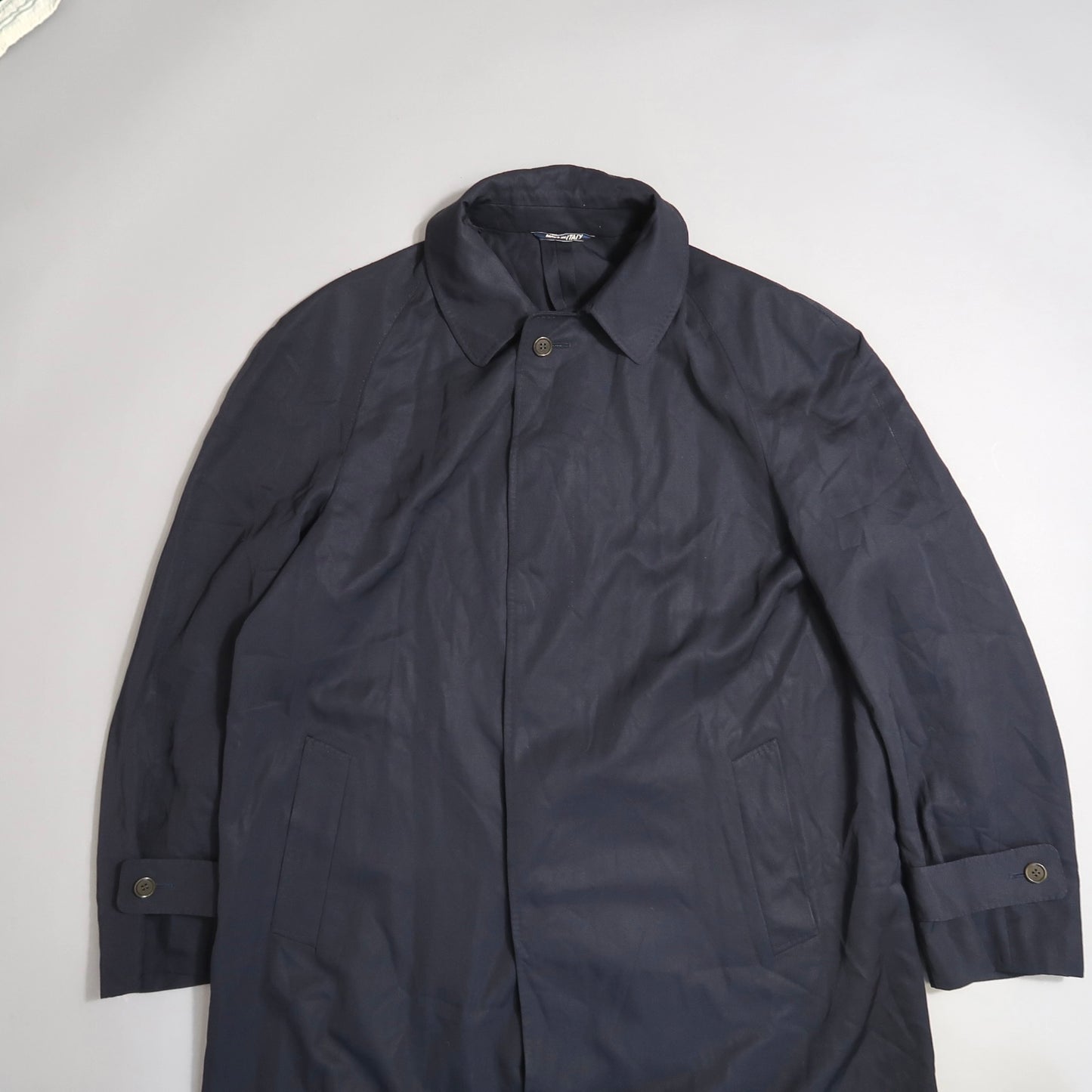 Dunhill Made in Italy trench (damages attached)