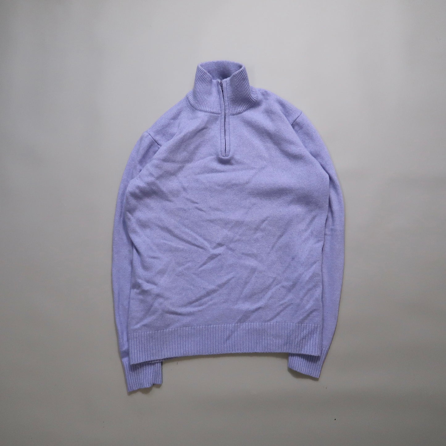 Cashmere 1/4 zip up sweater