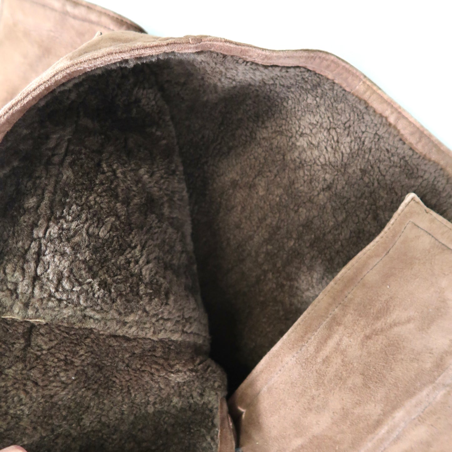 Sheepskin coat