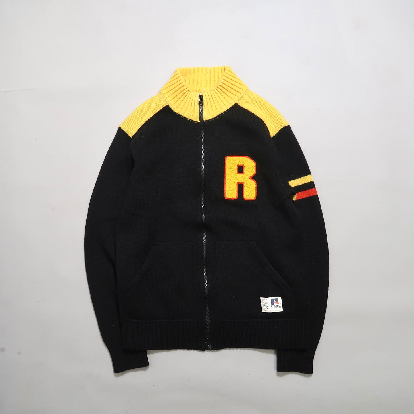 Russell Athletic zip up sweater