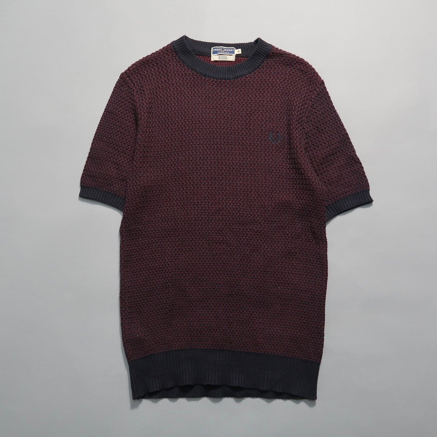 Fred Perry made in Italy knit t shirt