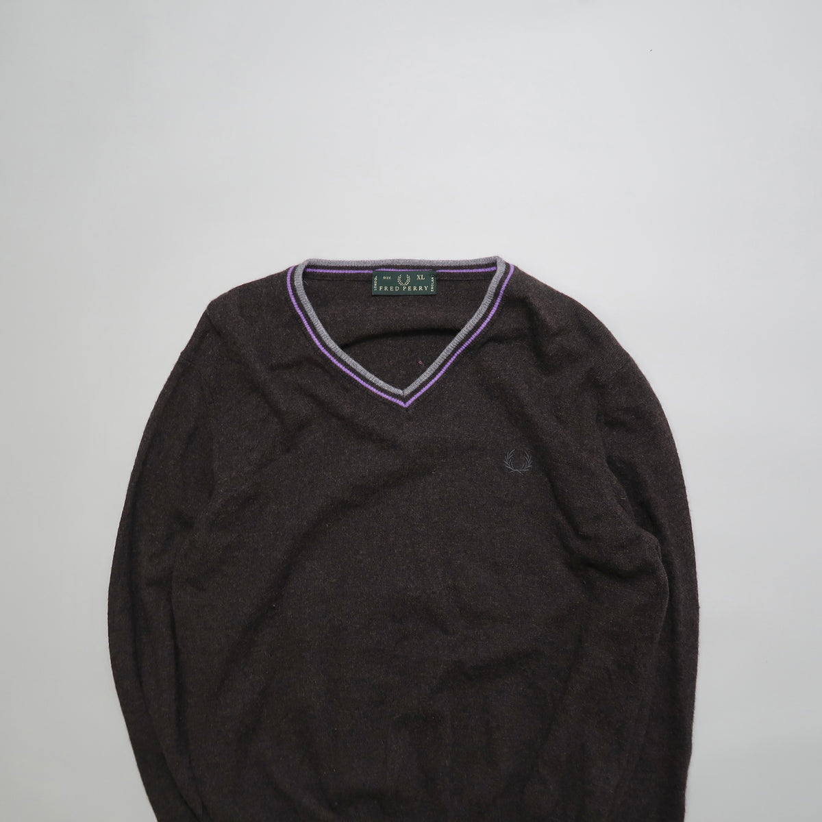 Fred Perry v neck sweater
