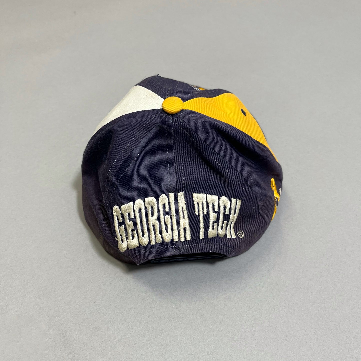 Georgia Tech cap, navy with white and yellow accents.