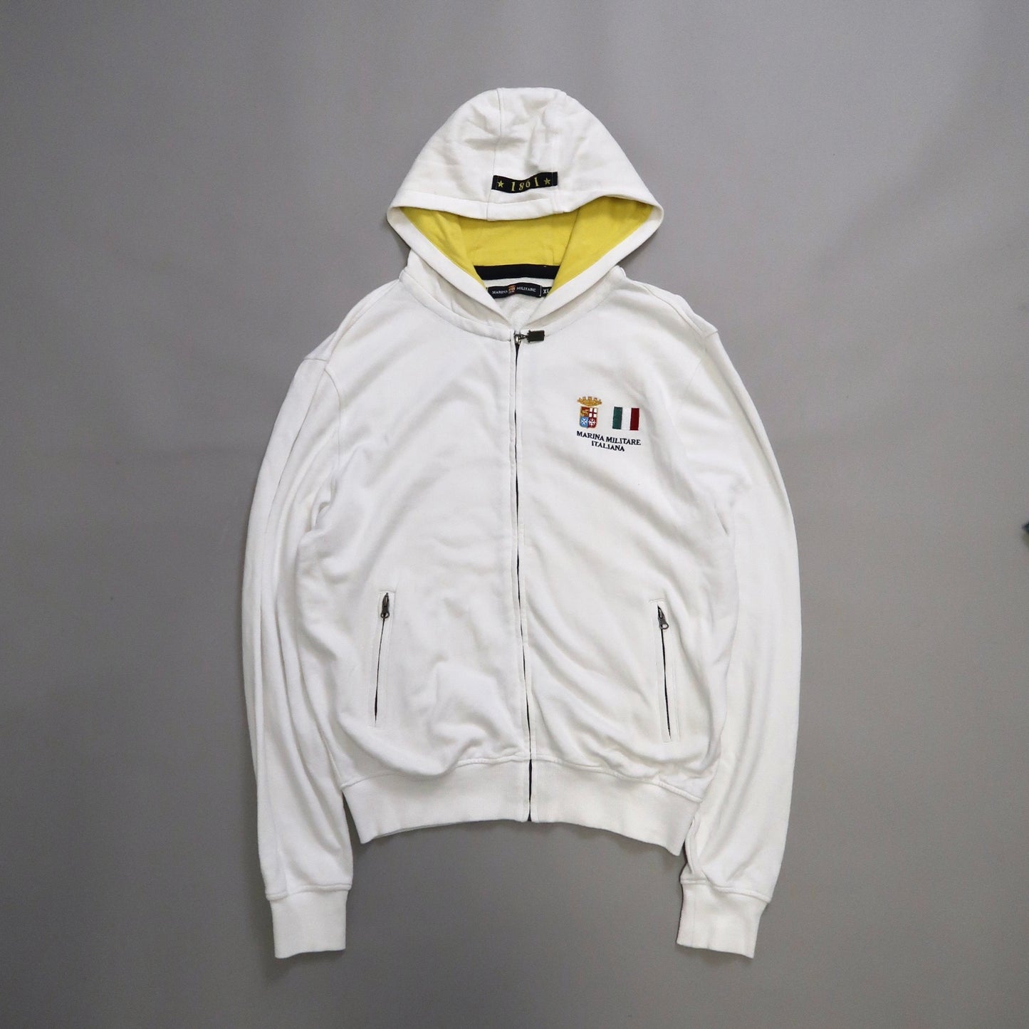 Marina Militare zip up hoodie