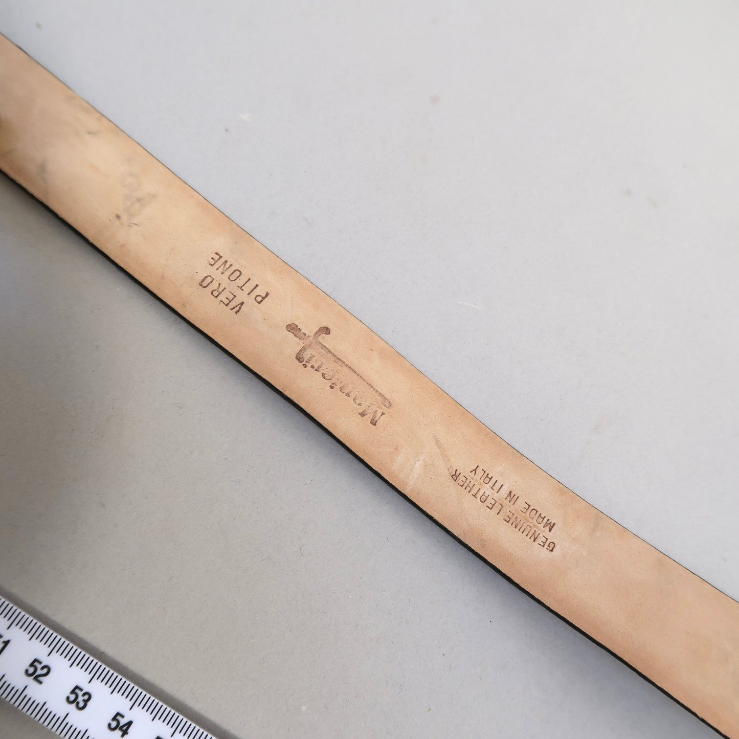 Manieri Vintage Python Leather belt