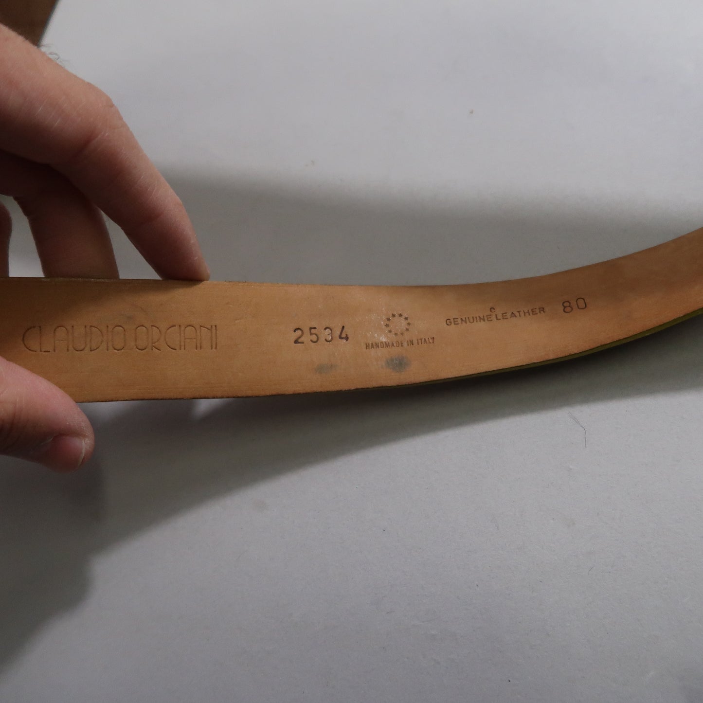 Claudio Orciani leather belt