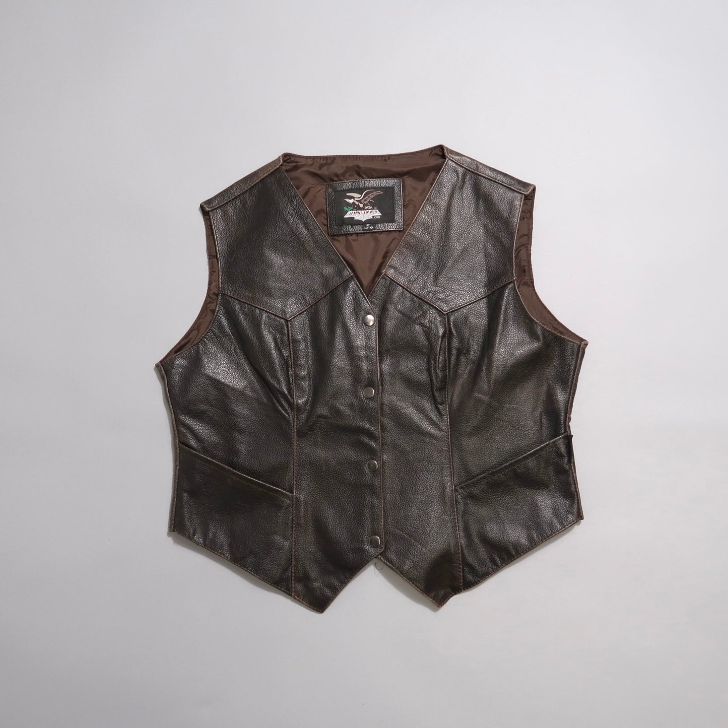 Leather vest
