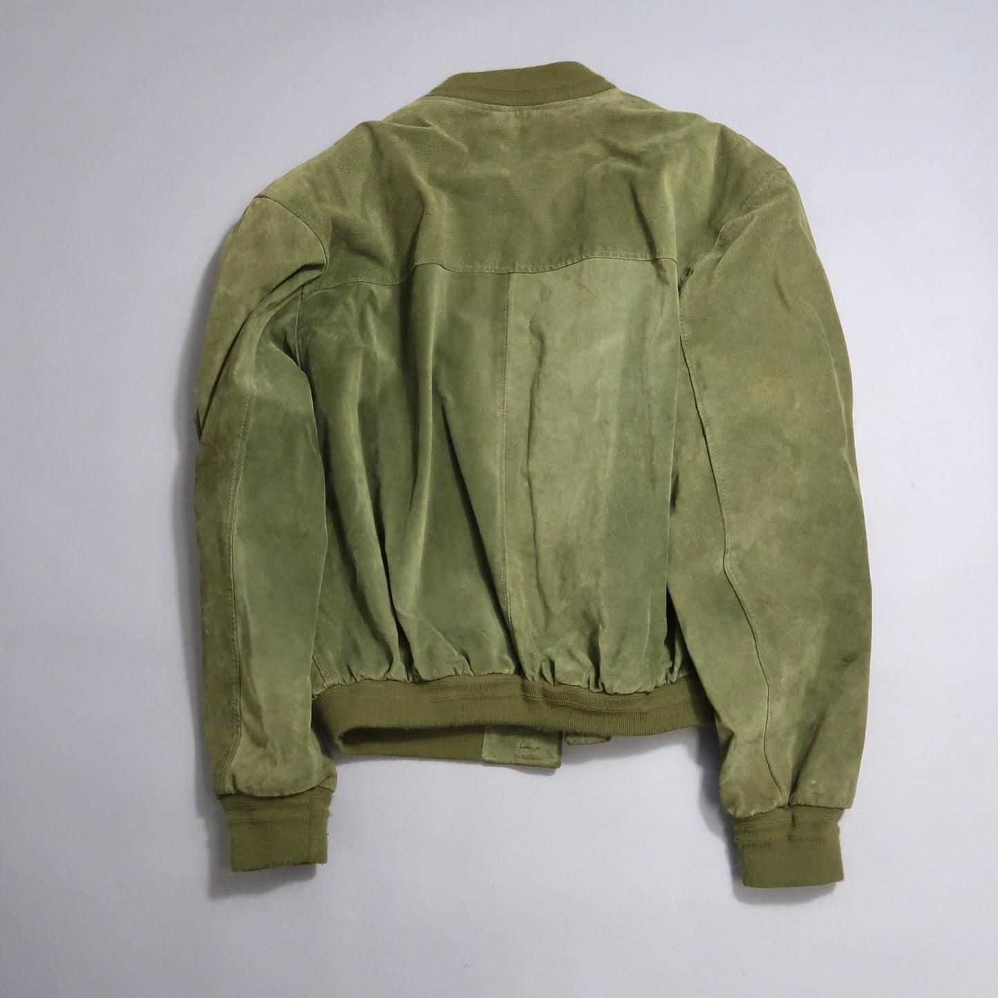 Suede bomber jacket