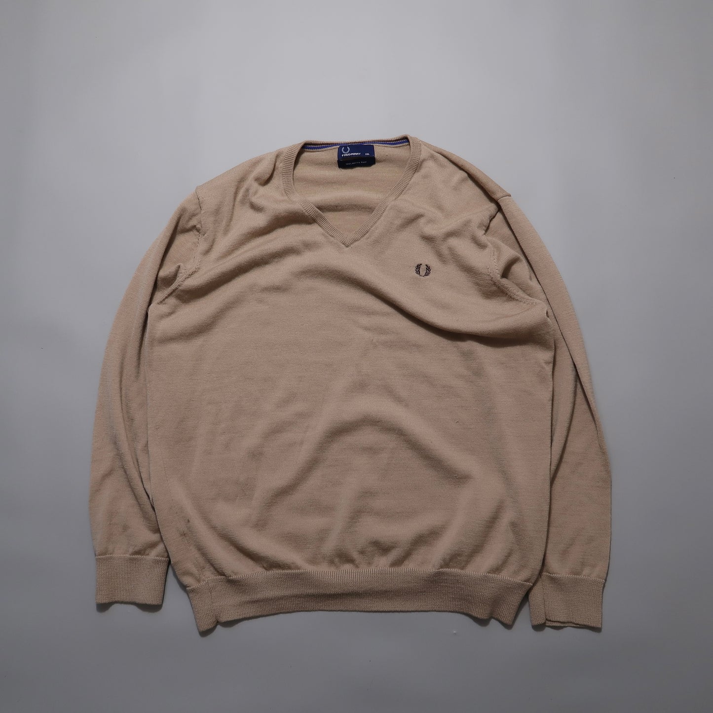 Fred Perry v neck sweater