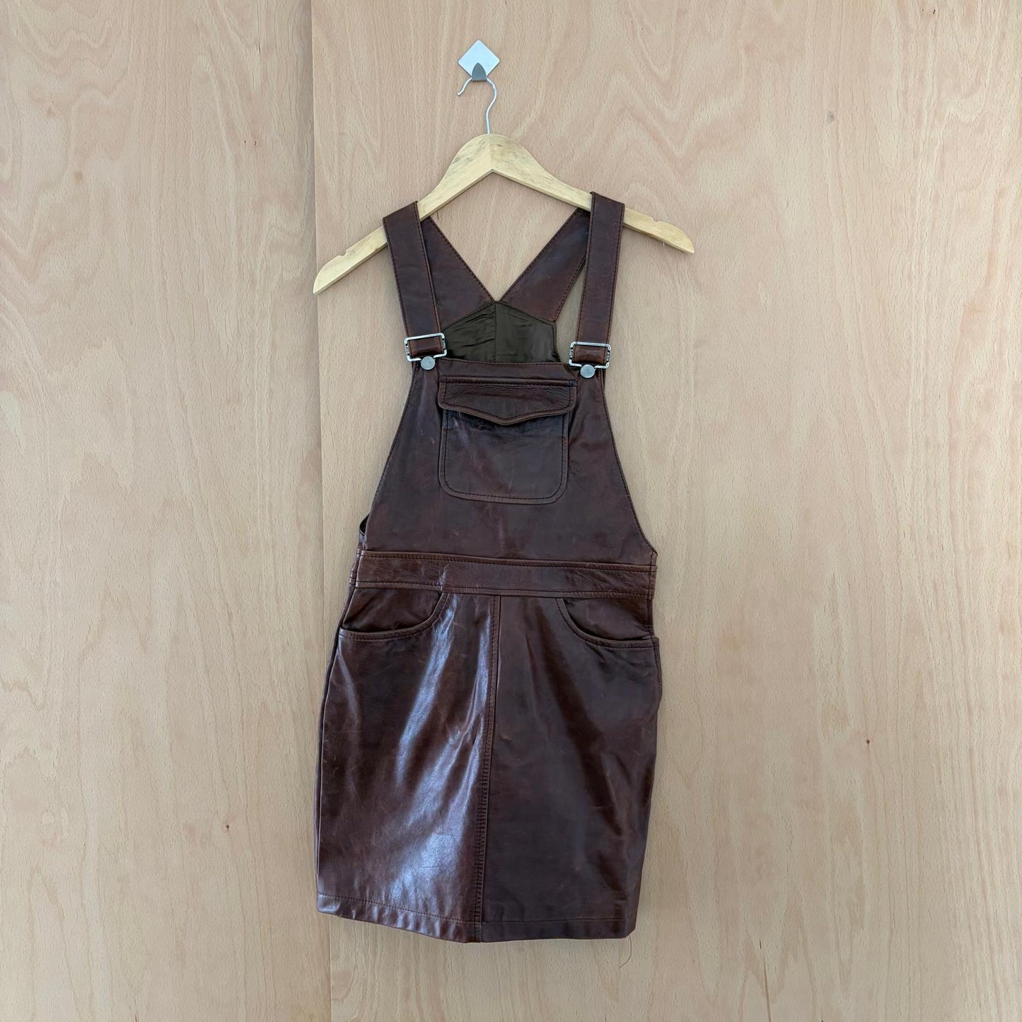 Women's leather dress