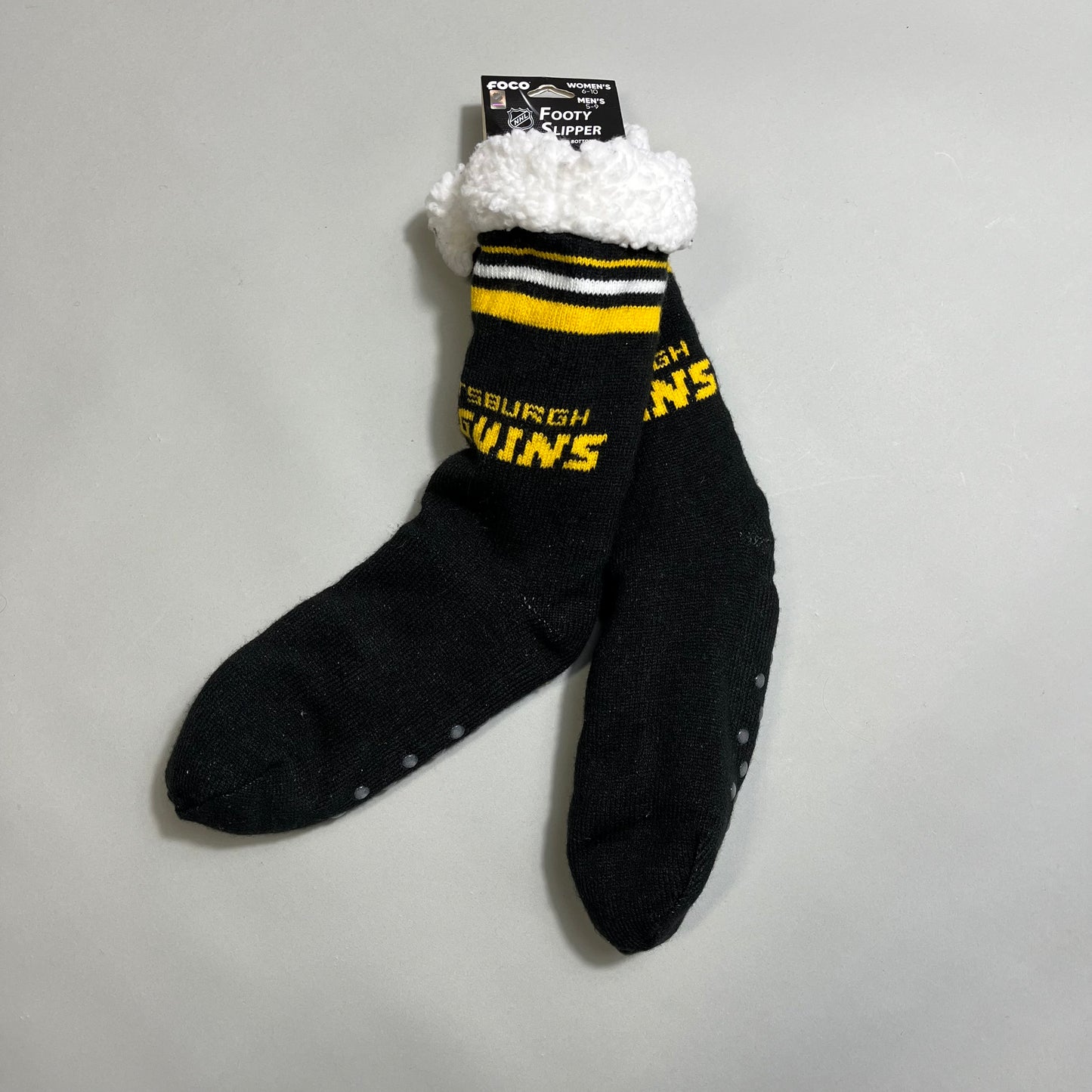 Pittsburgh footy slippers