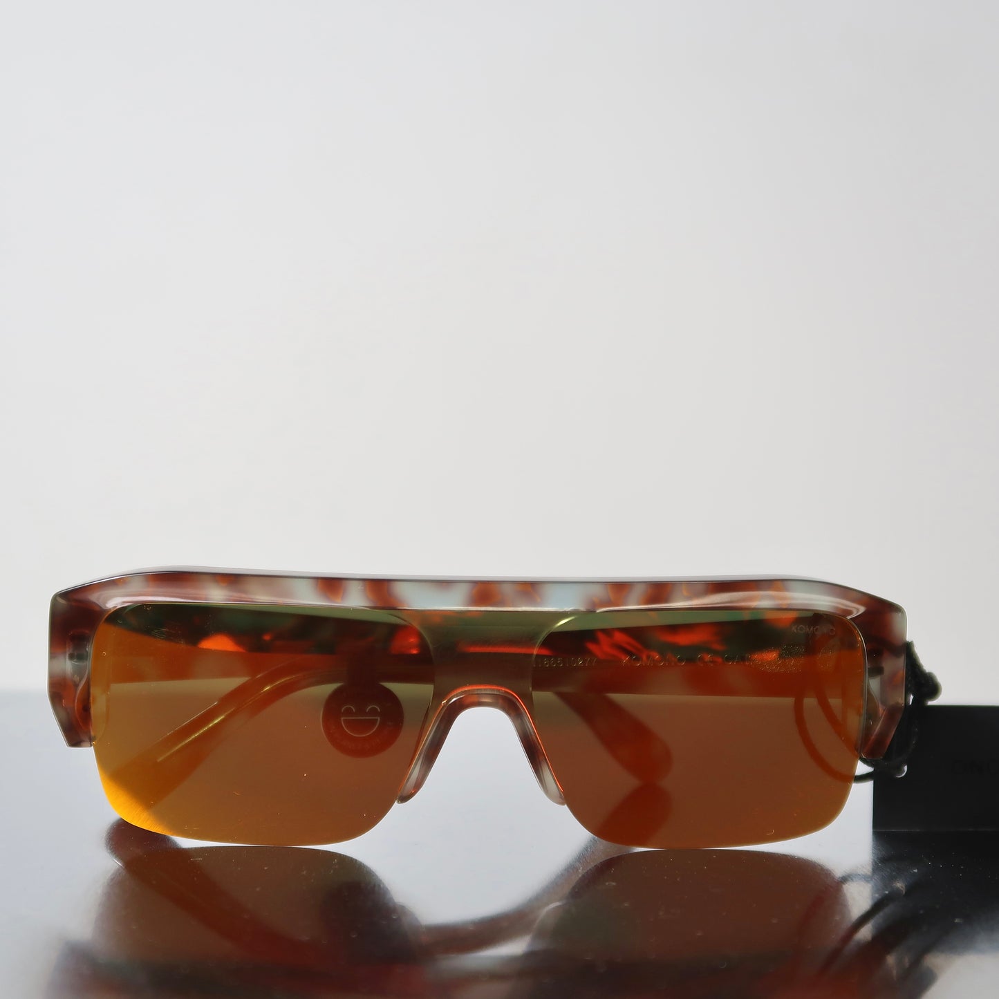 Komono Axel Blue Leopard sunglasses