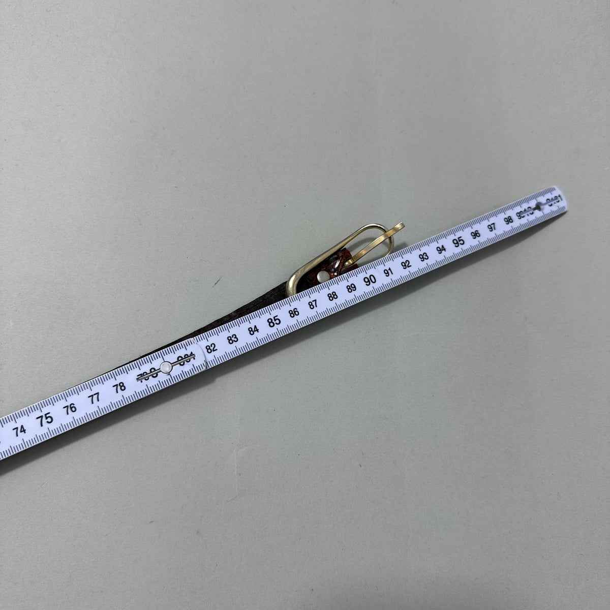 Crocodile leather belt