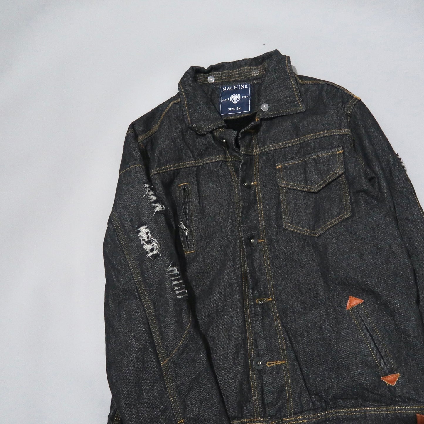 Machine denim jacket