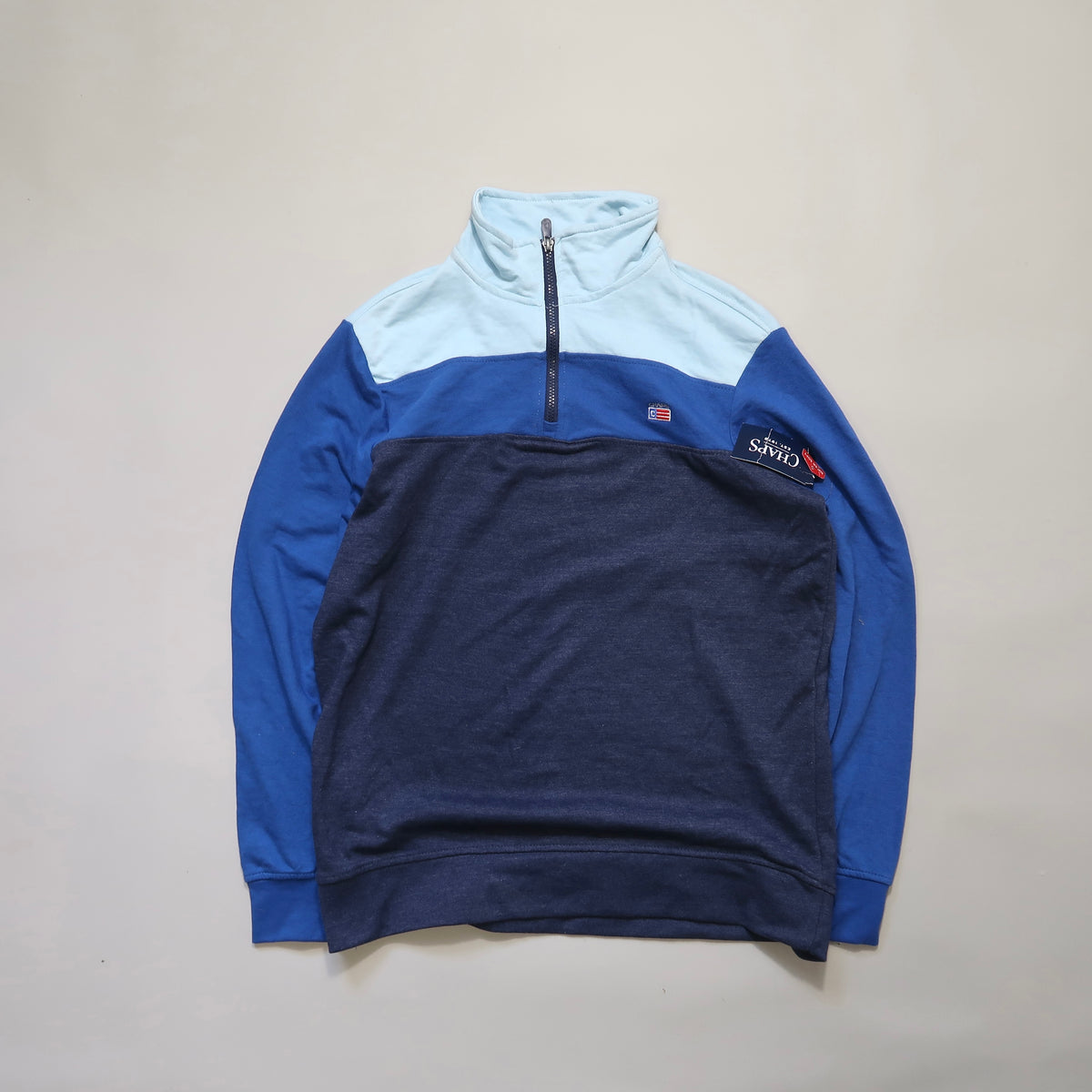 Chaps 1/4 zip sweater
