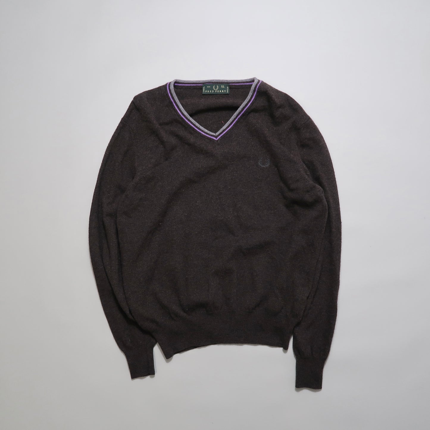Fred Perry v neck sweater