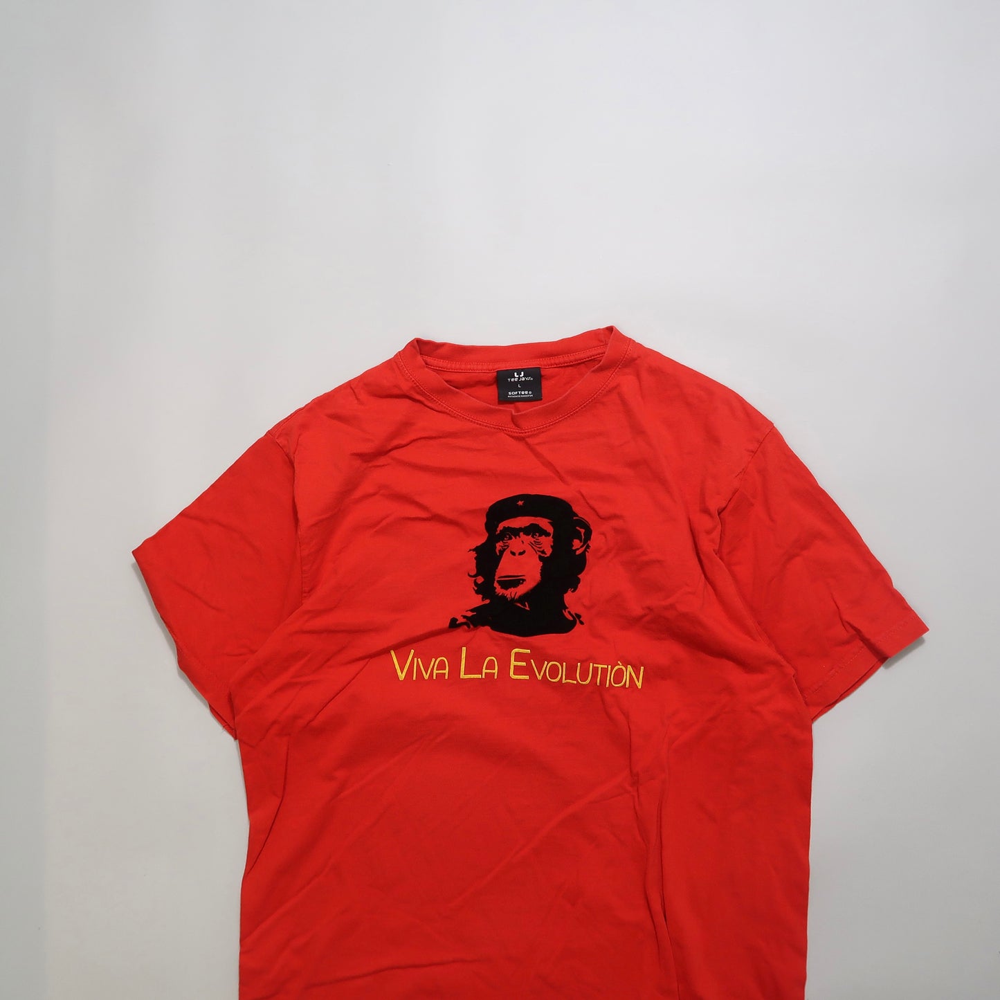 Printed evolution tee