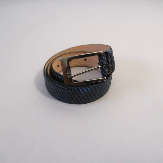 Manieri Vintage Python Leather belt