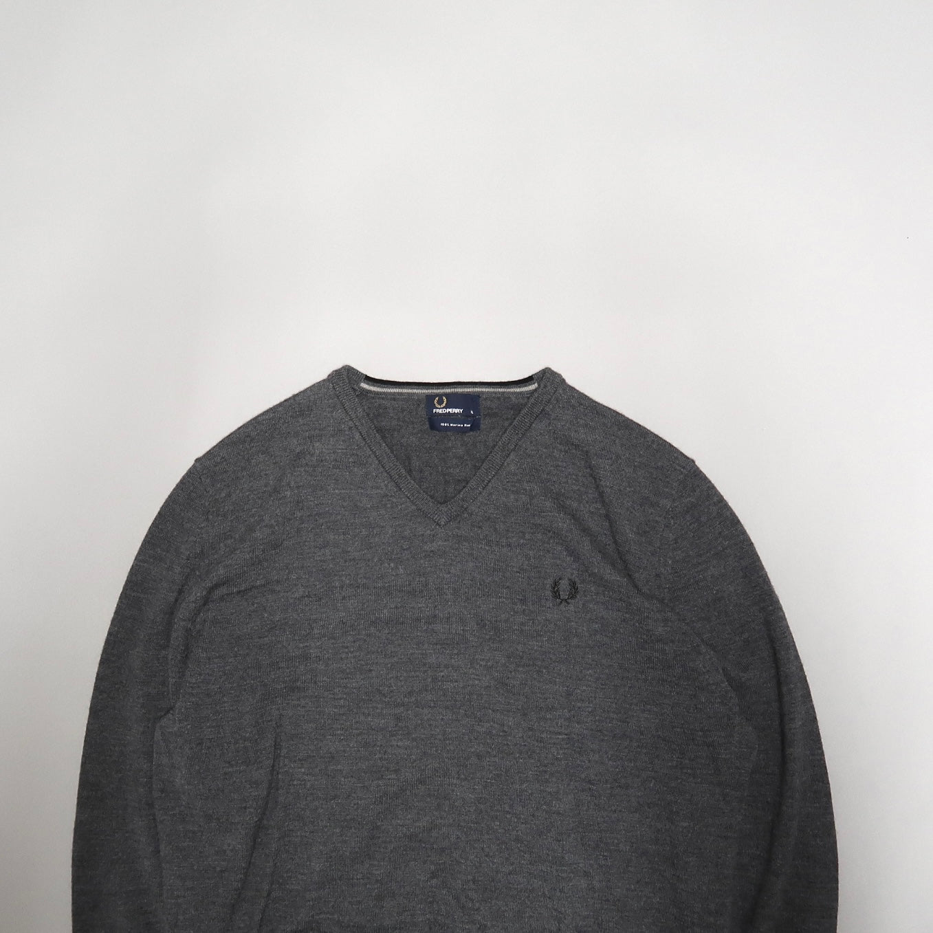 Fred Perry v neck sweater