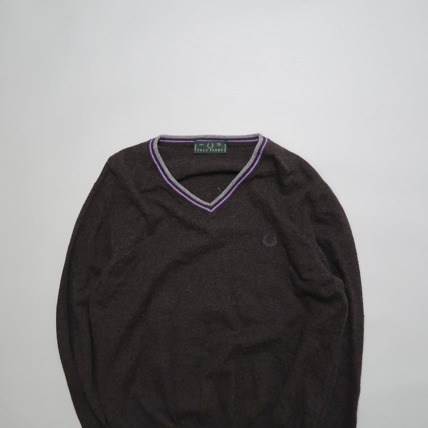 Fred Perry v neck sweater
