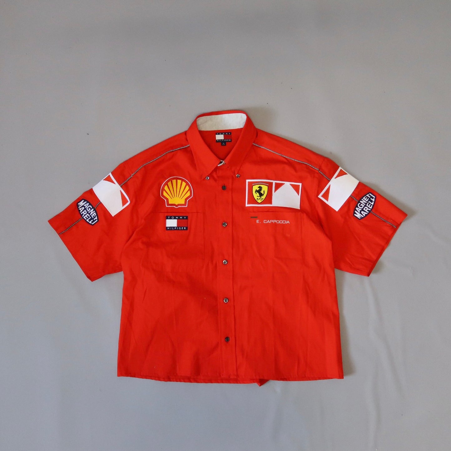 Tommy Hilfiger x Ferrari pit crew shirt