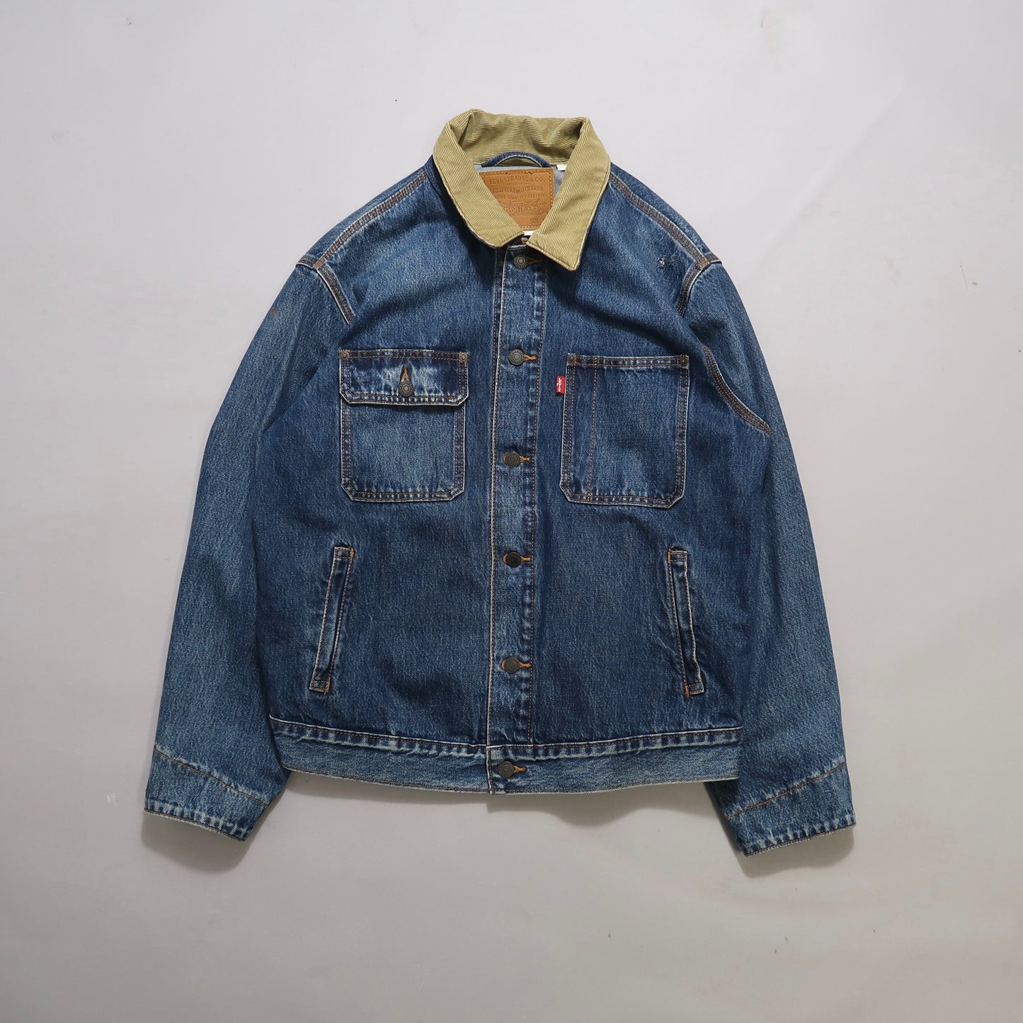Levis denim jacket (damage attached)