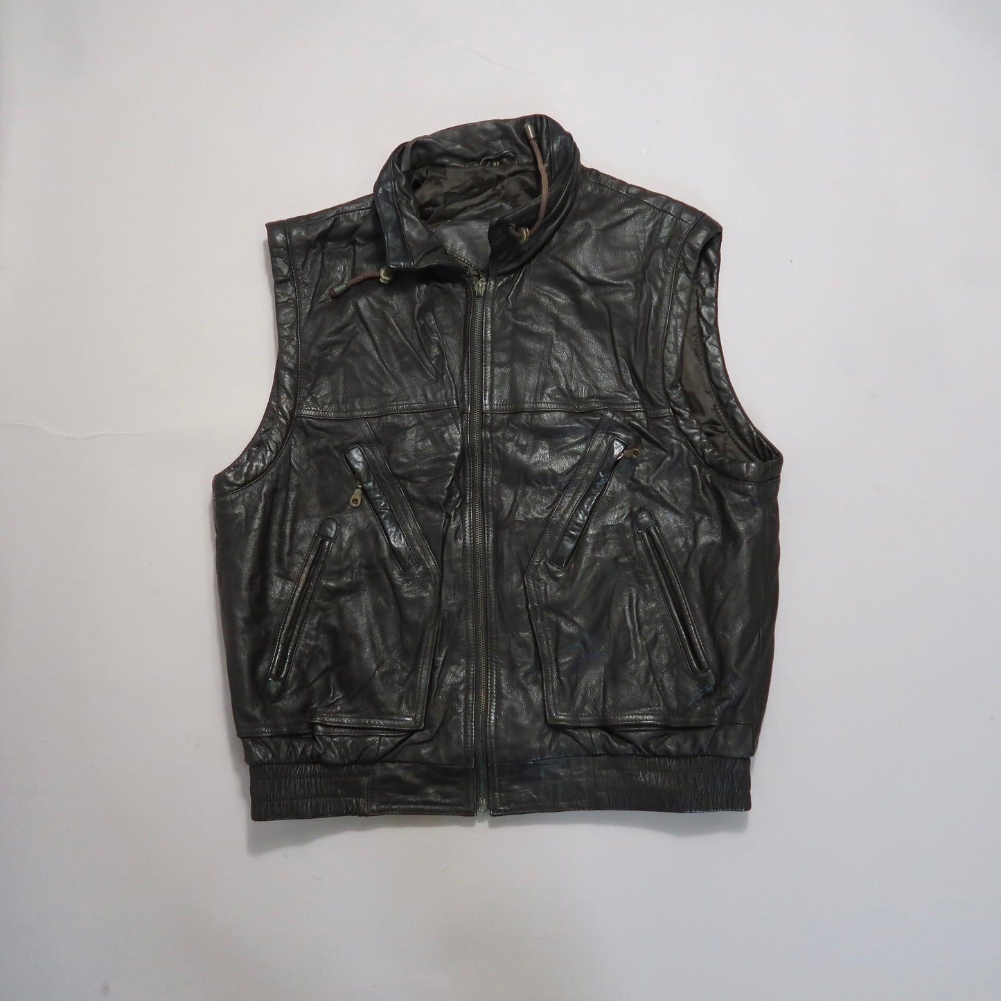Leather vest