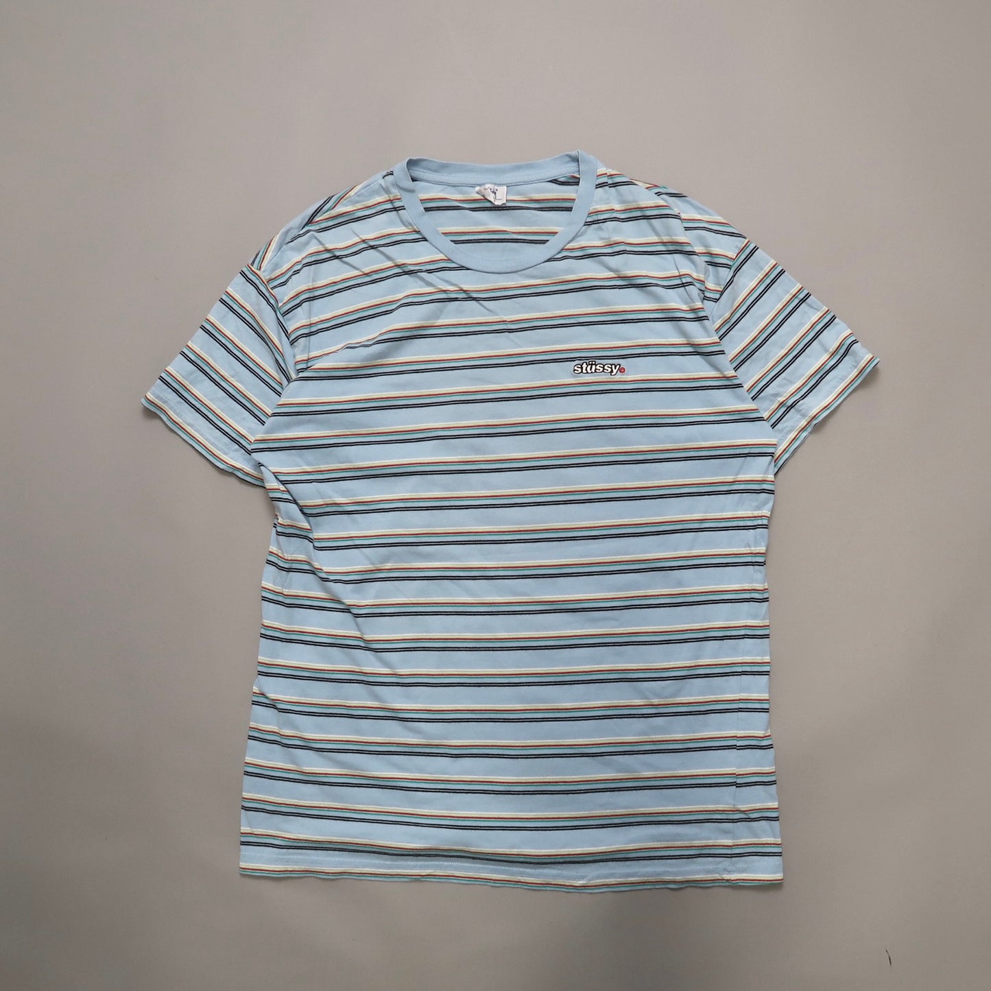 Stussy striped t shirt