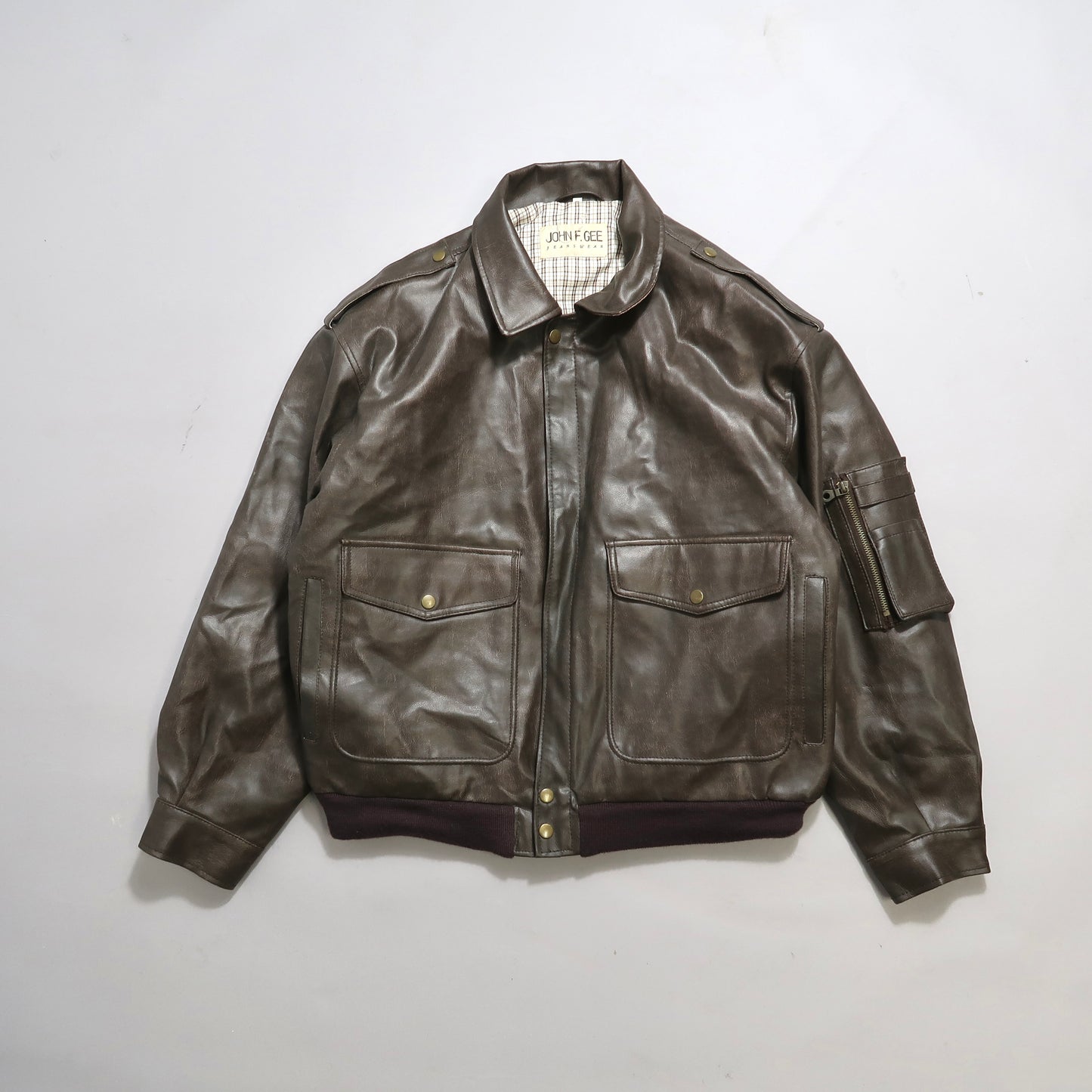 John F Gee leather jacket