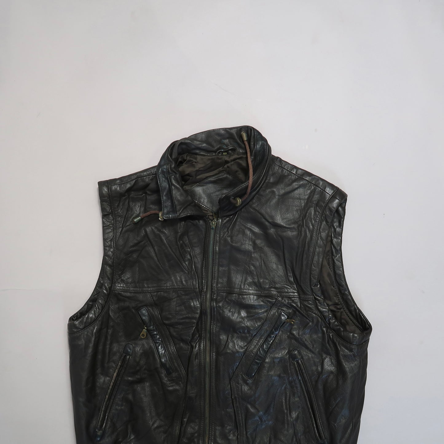 Leather vest