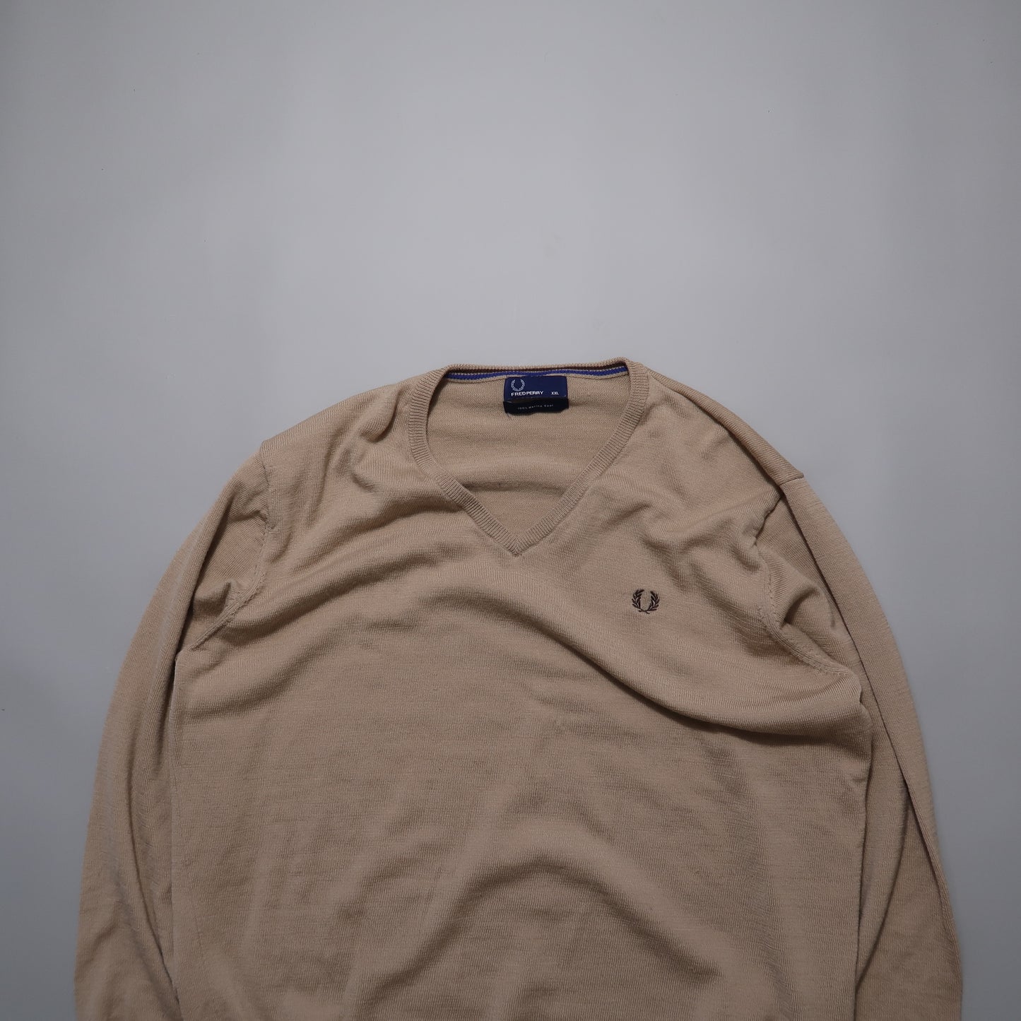 Fred Perry v neck sweater