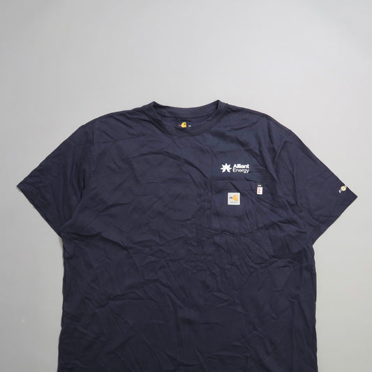 Navy blue t-shirt with Alliant Energy logo on the chest.