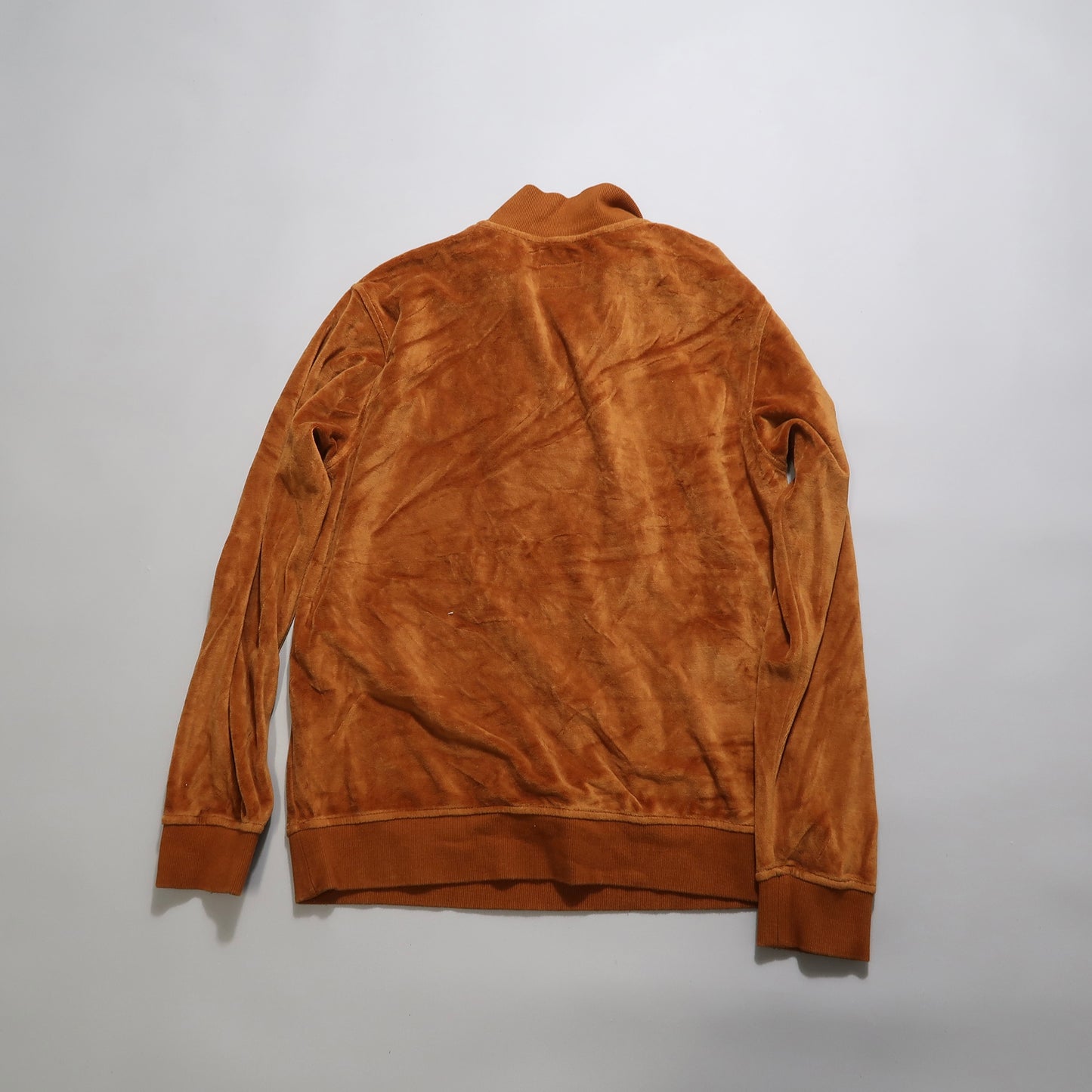 Stussy velour 1/4 zip sweater