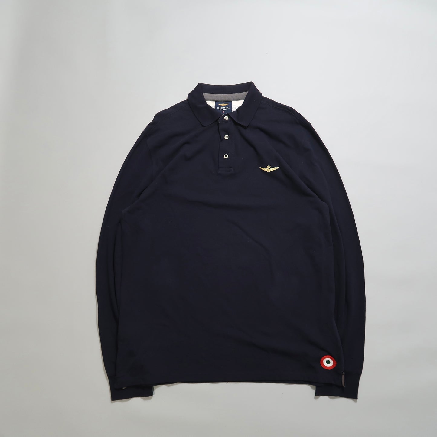 Aeronautica Militare long sleeve polo