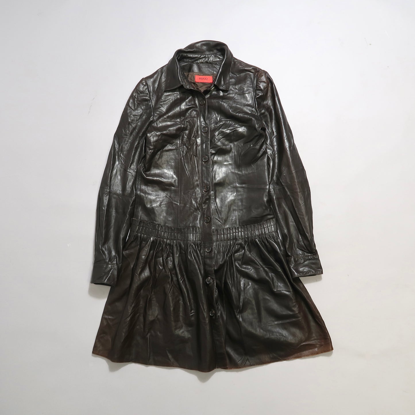 Hugo women's leather dress