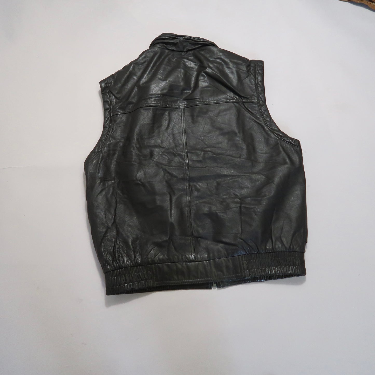 Leather vest