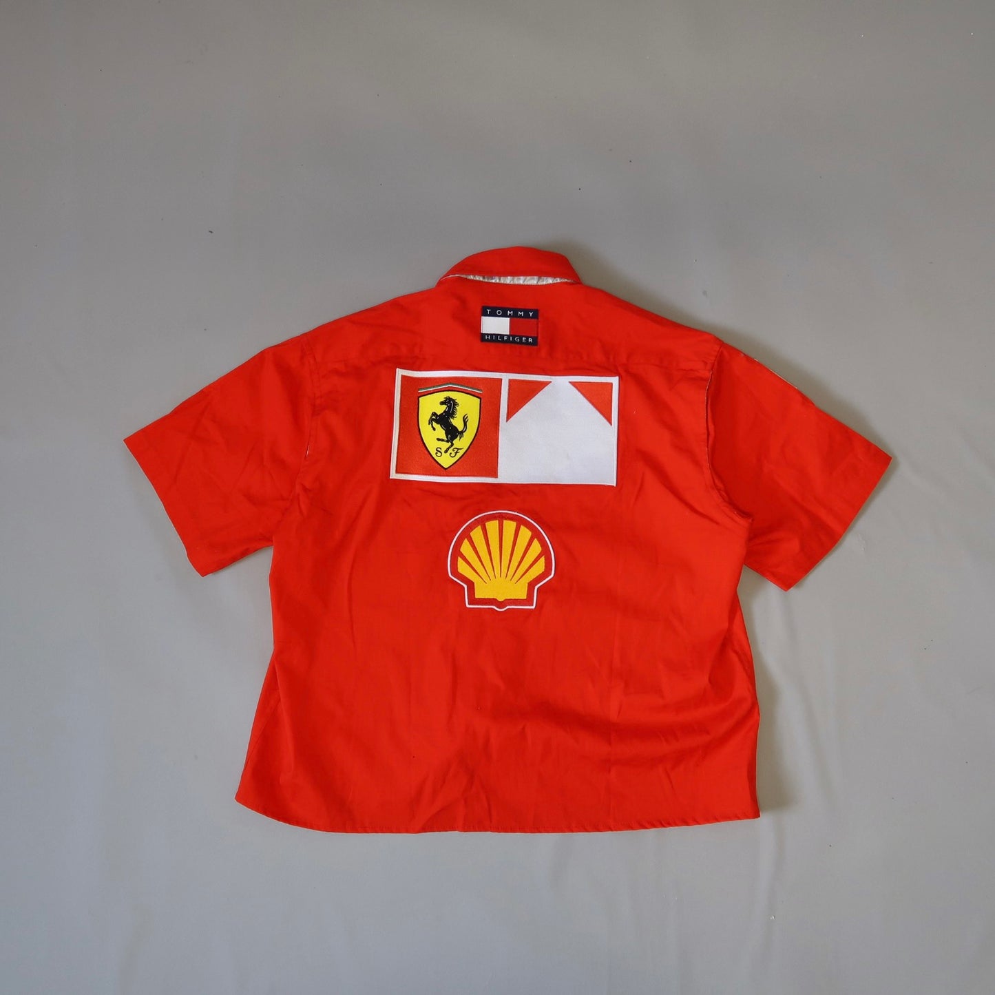 Tommy Hilfiger x Ferrari pit crew shirt