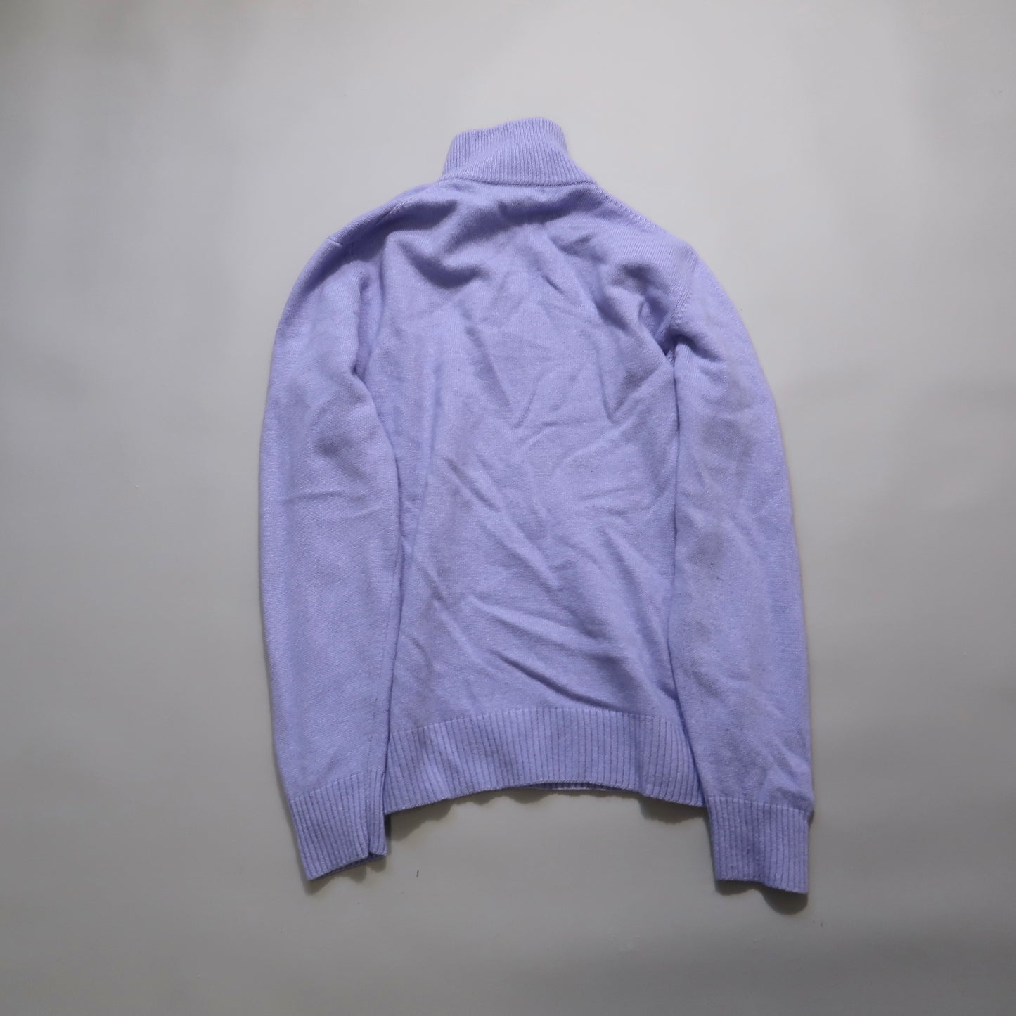 Cashmere 1/4 zip up sweater