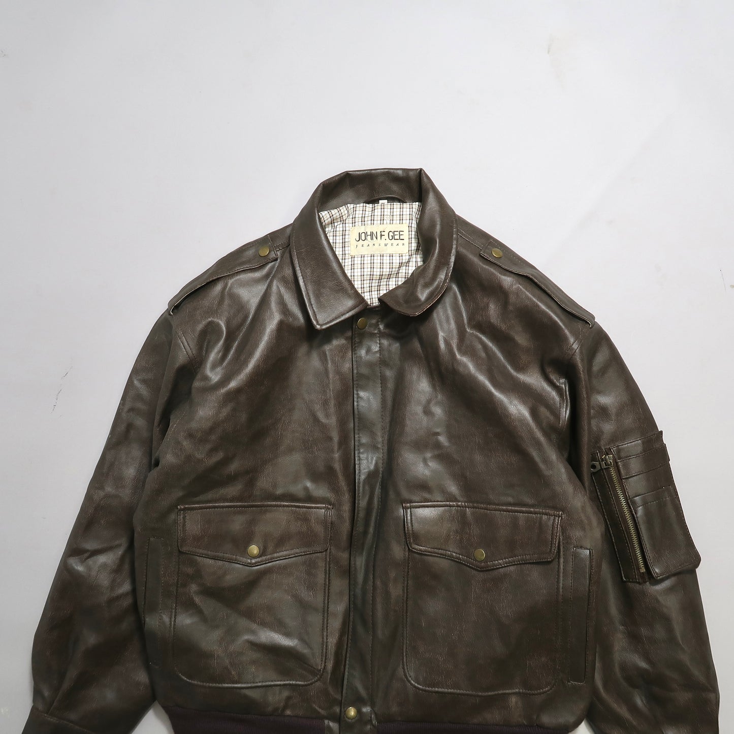 John F Gee leather jacket