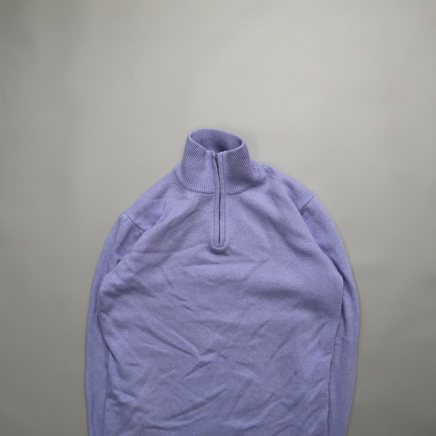 Cashmere 1/4 zip up sweater