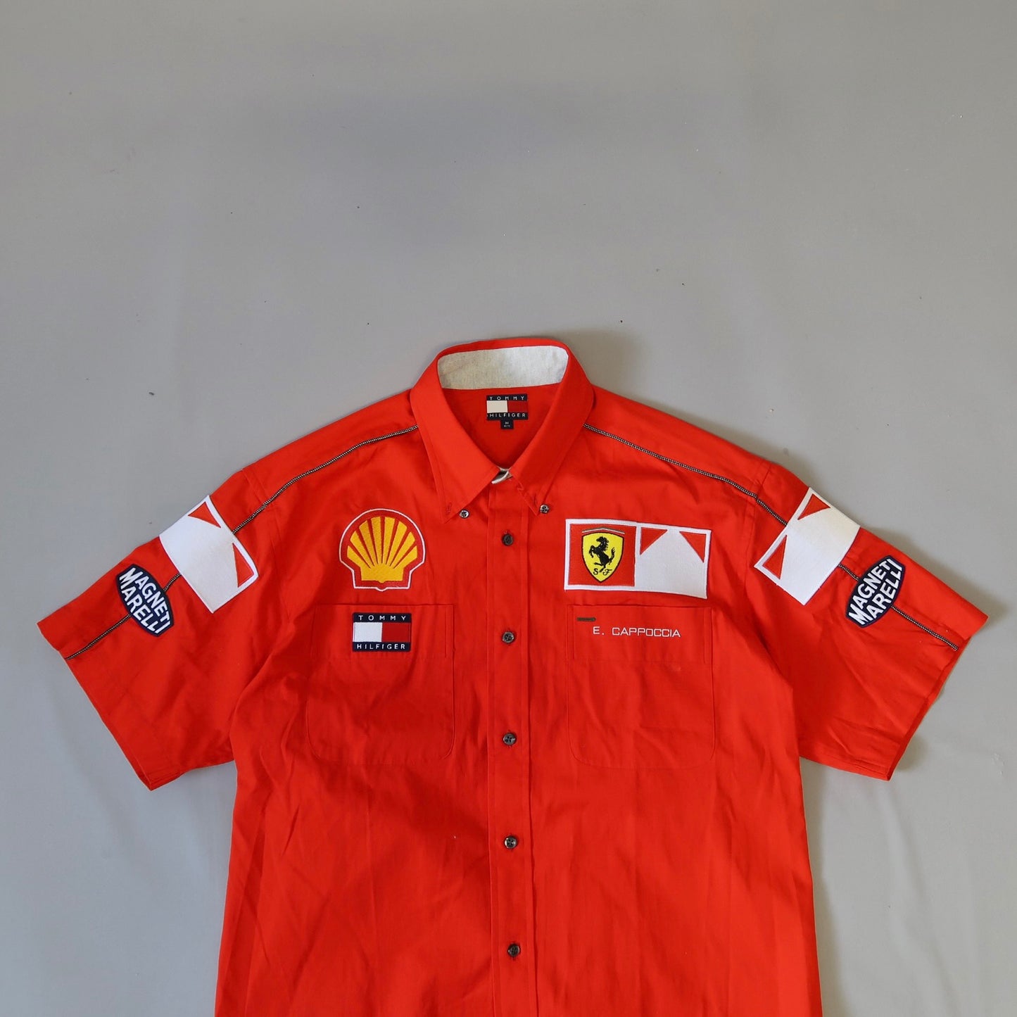 Tommy Hilfiger x Ferrari pit crew shirt