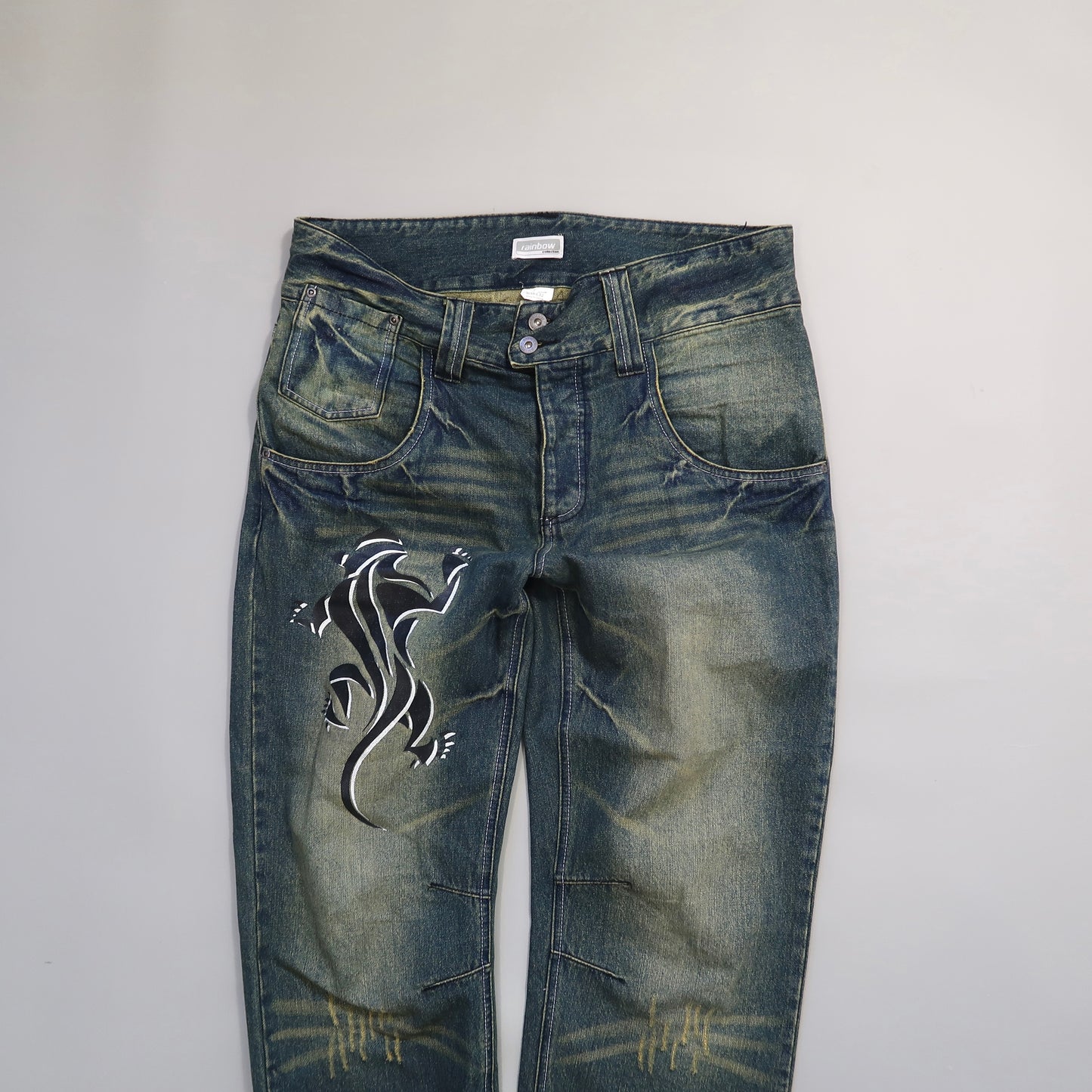 Printed jeans