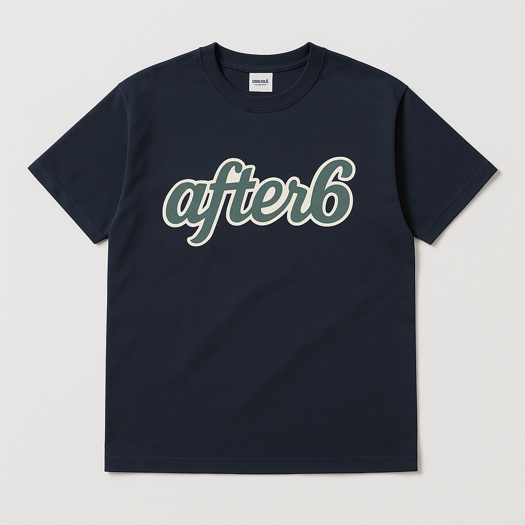 After6 printed tee (pre order)