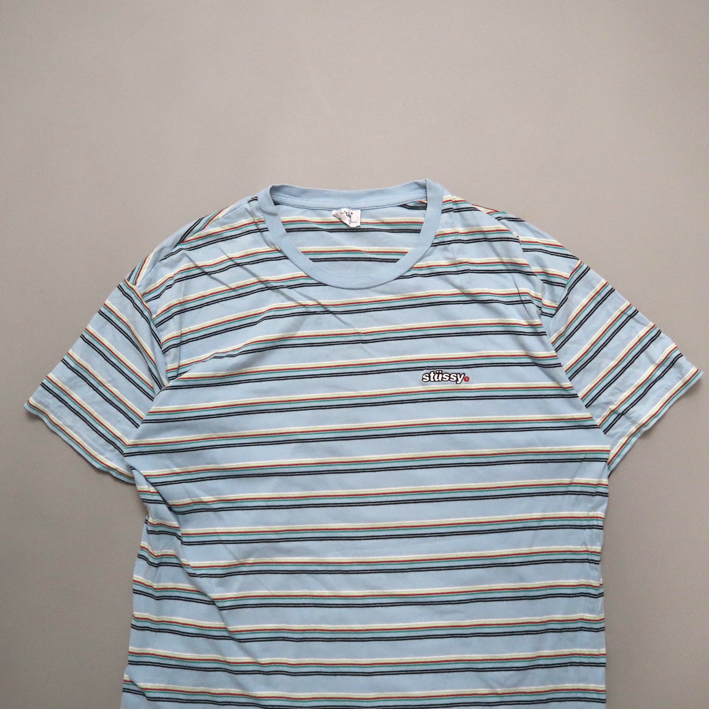 Stussy striped t shirt